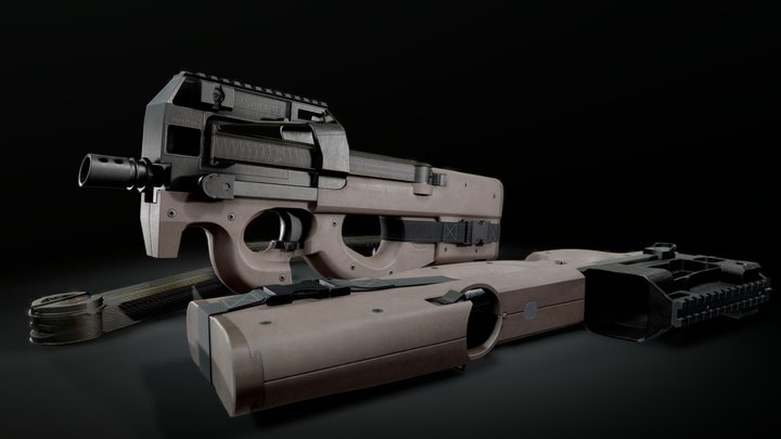 FN P90 3D Model