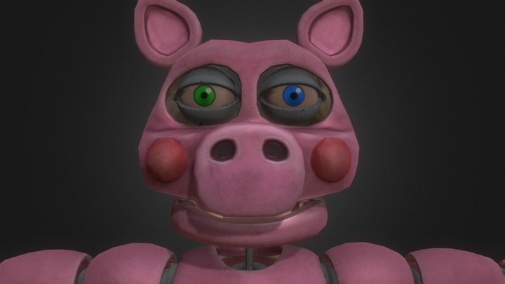 PigPatch (FNaF HW2) – Kostenloses 3D-Modell STL