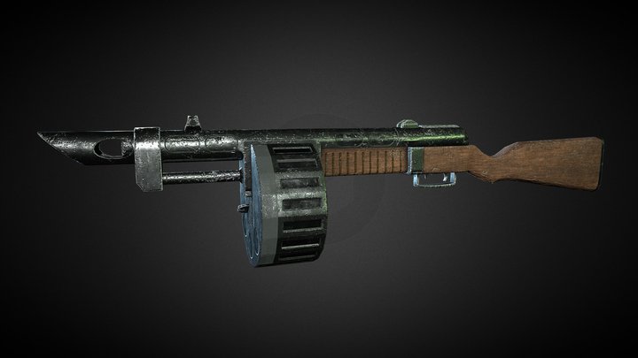 Fallout 3 Combat Shotgun 3D Model