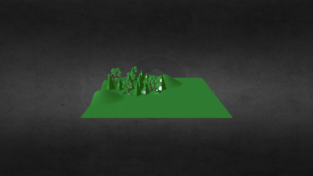 Low Poly Scene - 3D model by odifer [7147321] - Sketchfab