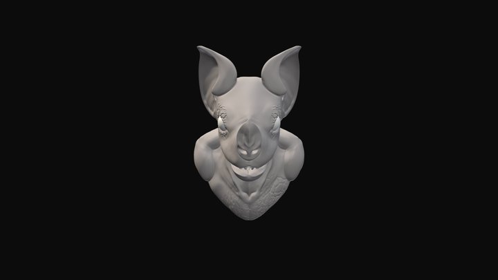 ESO Bloodforge Werebat 3D Model