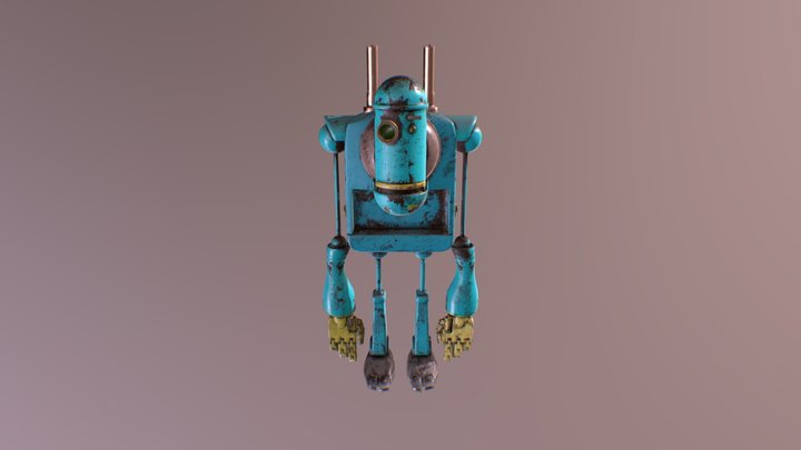 SR. Robot 3D Model