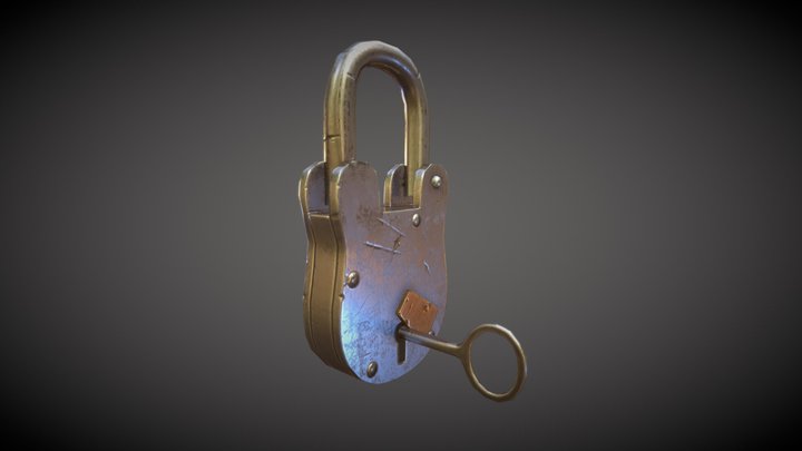 padlock 3D Model