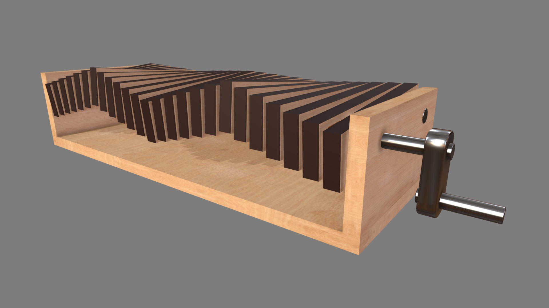 3D model Sea Wave Automata - This is a 3D model of the Sea Wave Automata. The 3D model is about a wooden piano with a microphone.