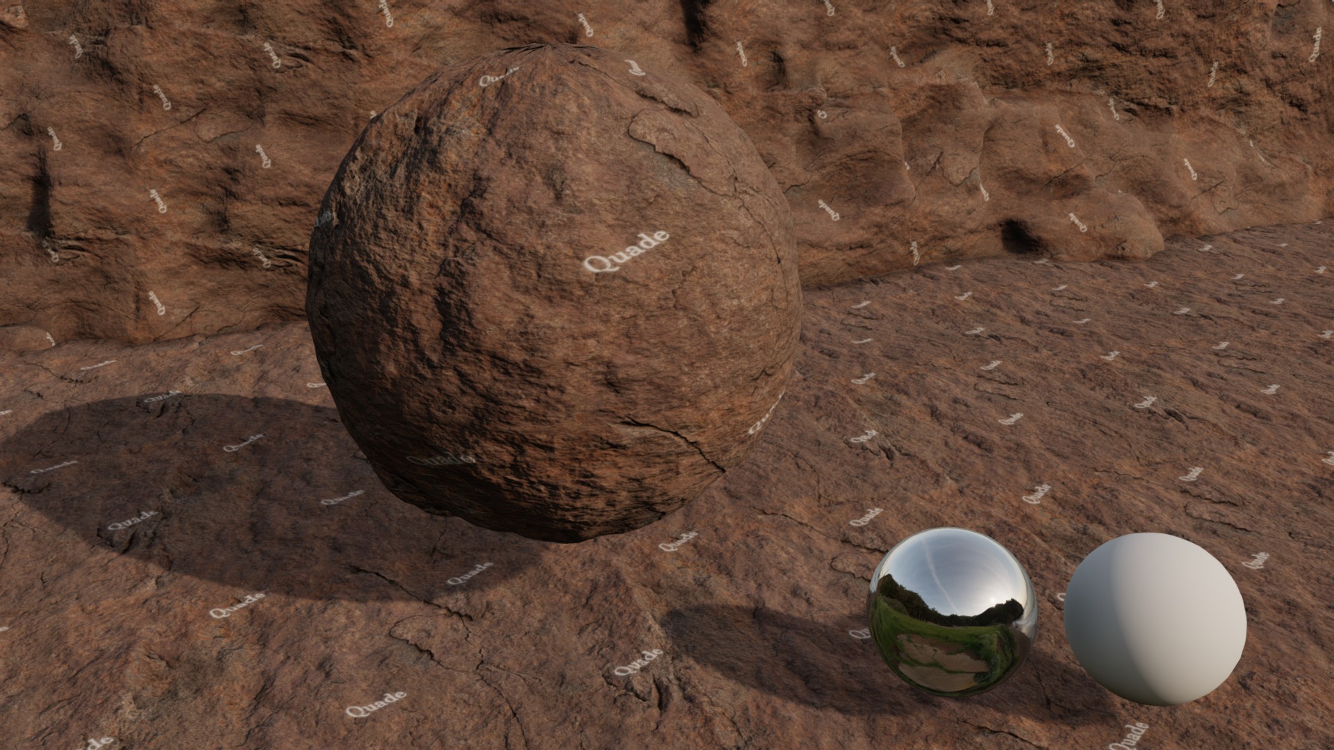 3D model MaroonGranite - This is a 3D model of the MaroonGranite. The 3D model is about a rock with a hole in it.