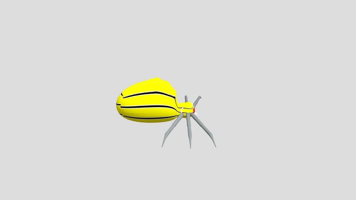Death Strip Weaver Spider 3D Model