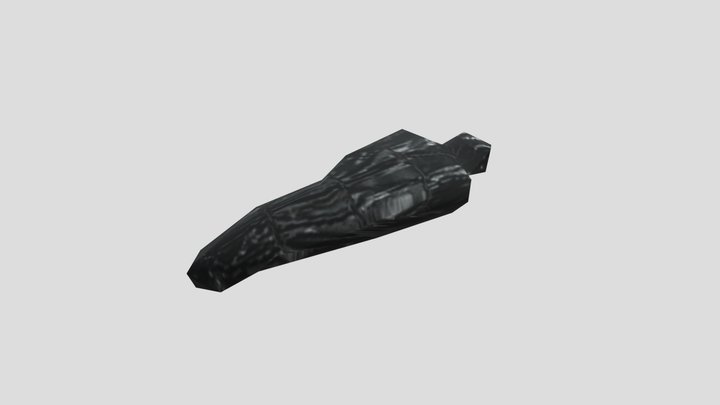 Dead body in a plastic bag 3D Model