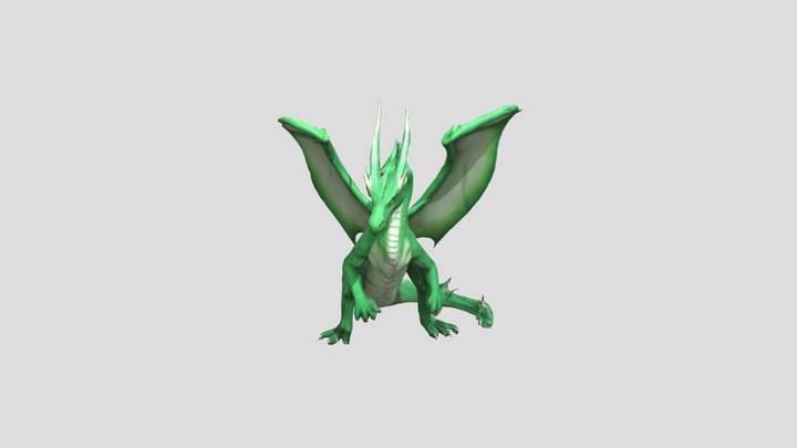 Green Dragon 3D Model
