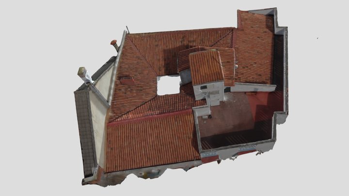 Cubierta edificio 3D Model
