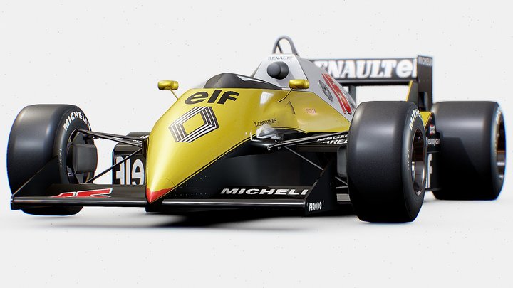 Renault RE40 | www.vecarz.com – Modello 3D gratuito STL