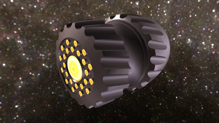 SBY: Garmilas Interplanetary Ballistic Missile 3D Model
