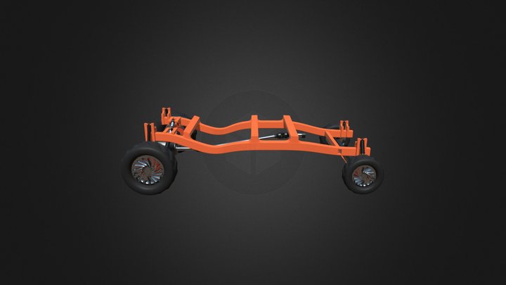 Car chassis 3D Model