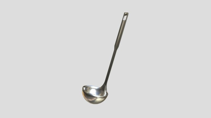 Soup Ladle 3D Model