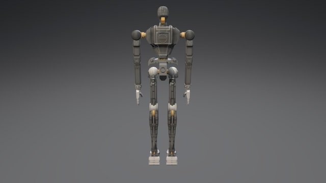 Humanoid Mecha 3D Model