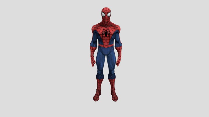 Spiderman Idle animation 3D Model