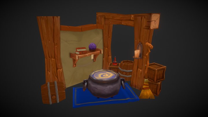 Alchemist's Corner 3D Model