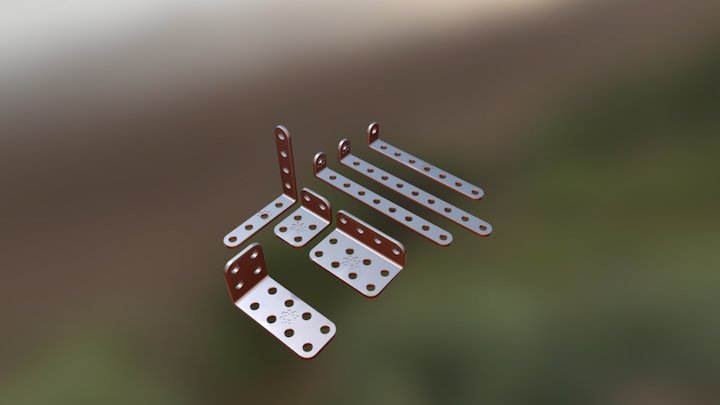 L Parts 3D Model