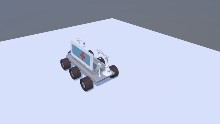 Робот скорой помощи 3D Model