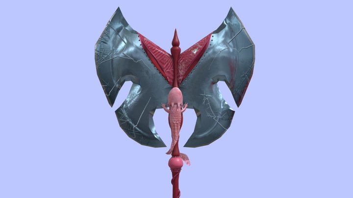 Axolotl Axe 3D Model