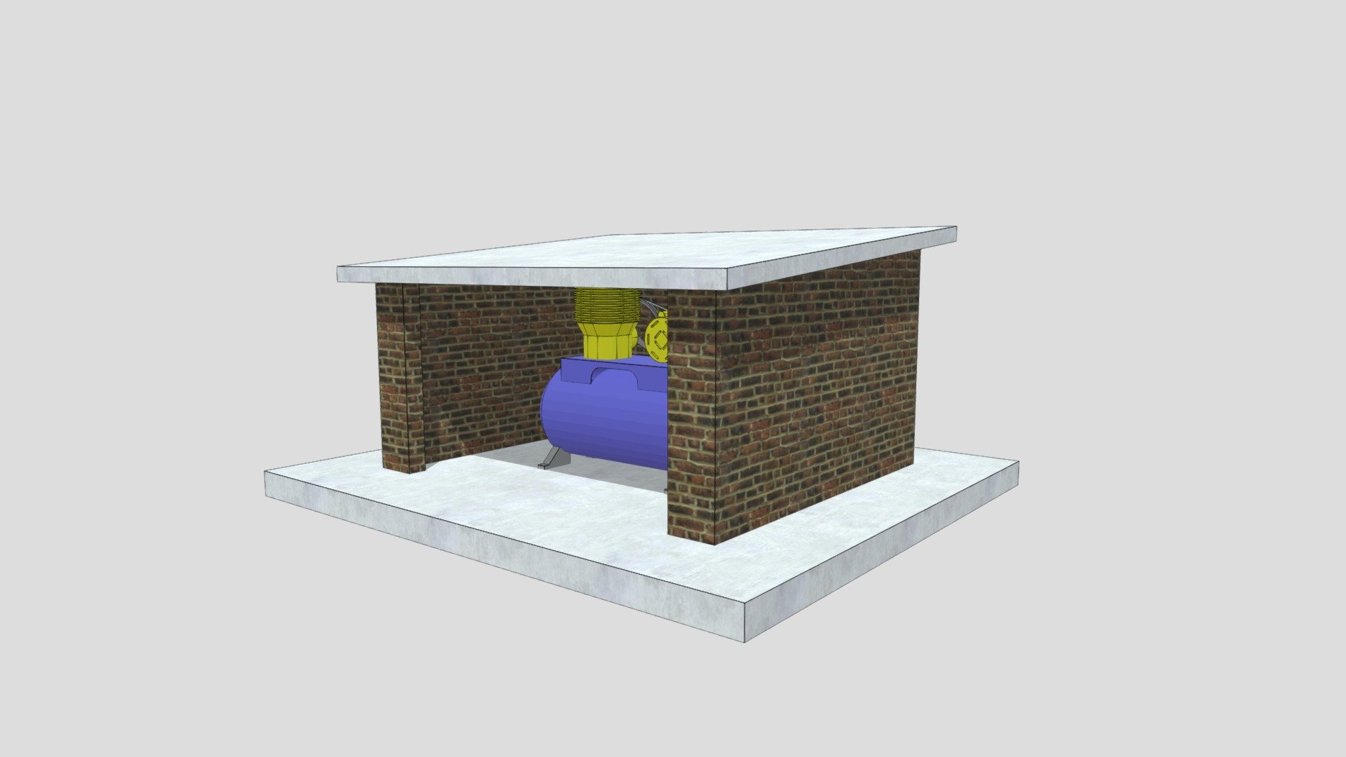 Abrigo de compressor