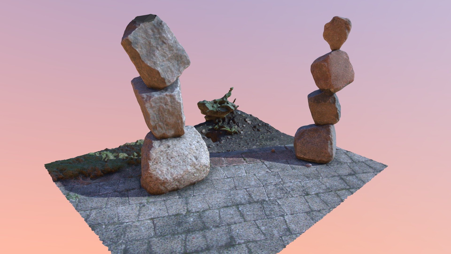 Rocks in Garden_#AgisoftNatureChallenge