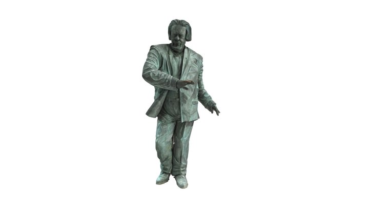 Escultura del poeta Carlos Edmundo de Ory 3D Model