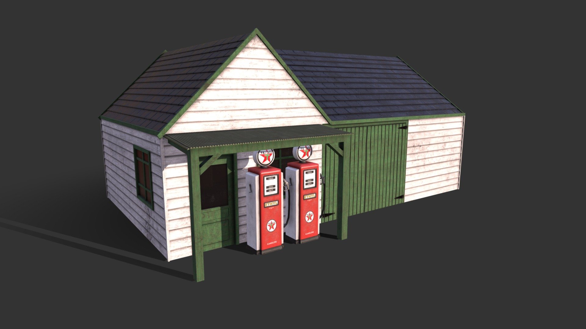 50's Petrol Garage