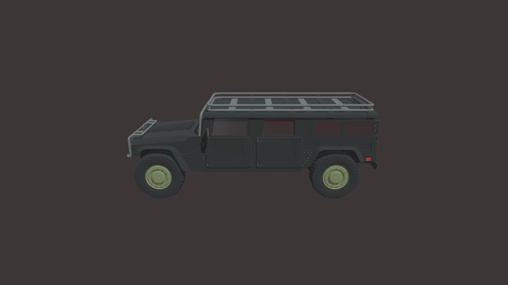 [XYZ HW] Detailing 3 (Hummer H1) 3D Model