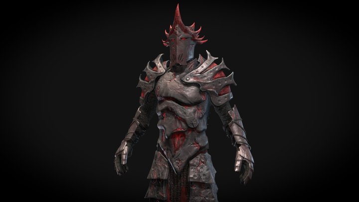 Daedric Armor redesign 3D Model