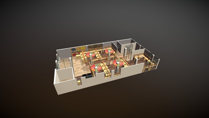 Satc office interior 3D Model