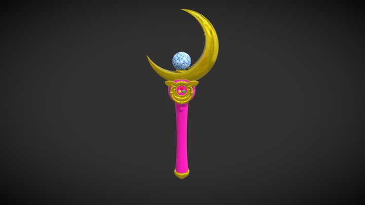 Moon Stick from Sailor moon 3D Model
