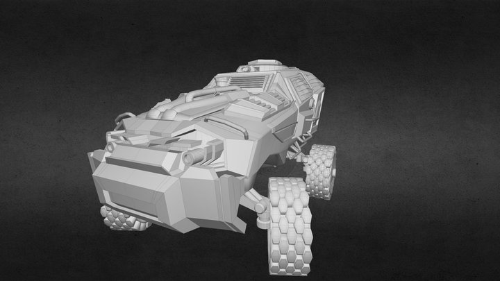 futurist voiture ( skin 2) 3D Model
