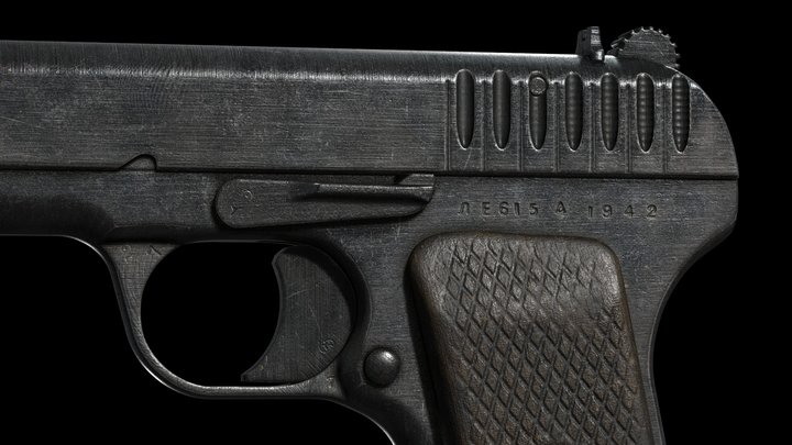 Tokarev TT-33 3D Model