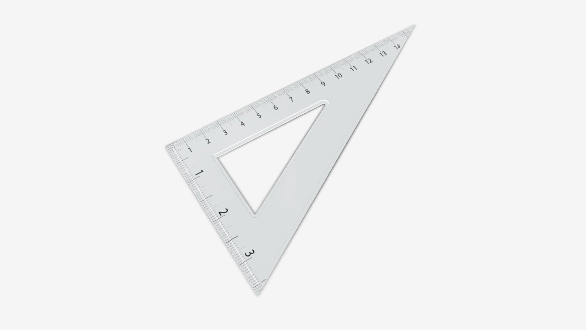 Three sided ruler 01 - Buy Royalty Free 3D model by HQ3DMOD ...