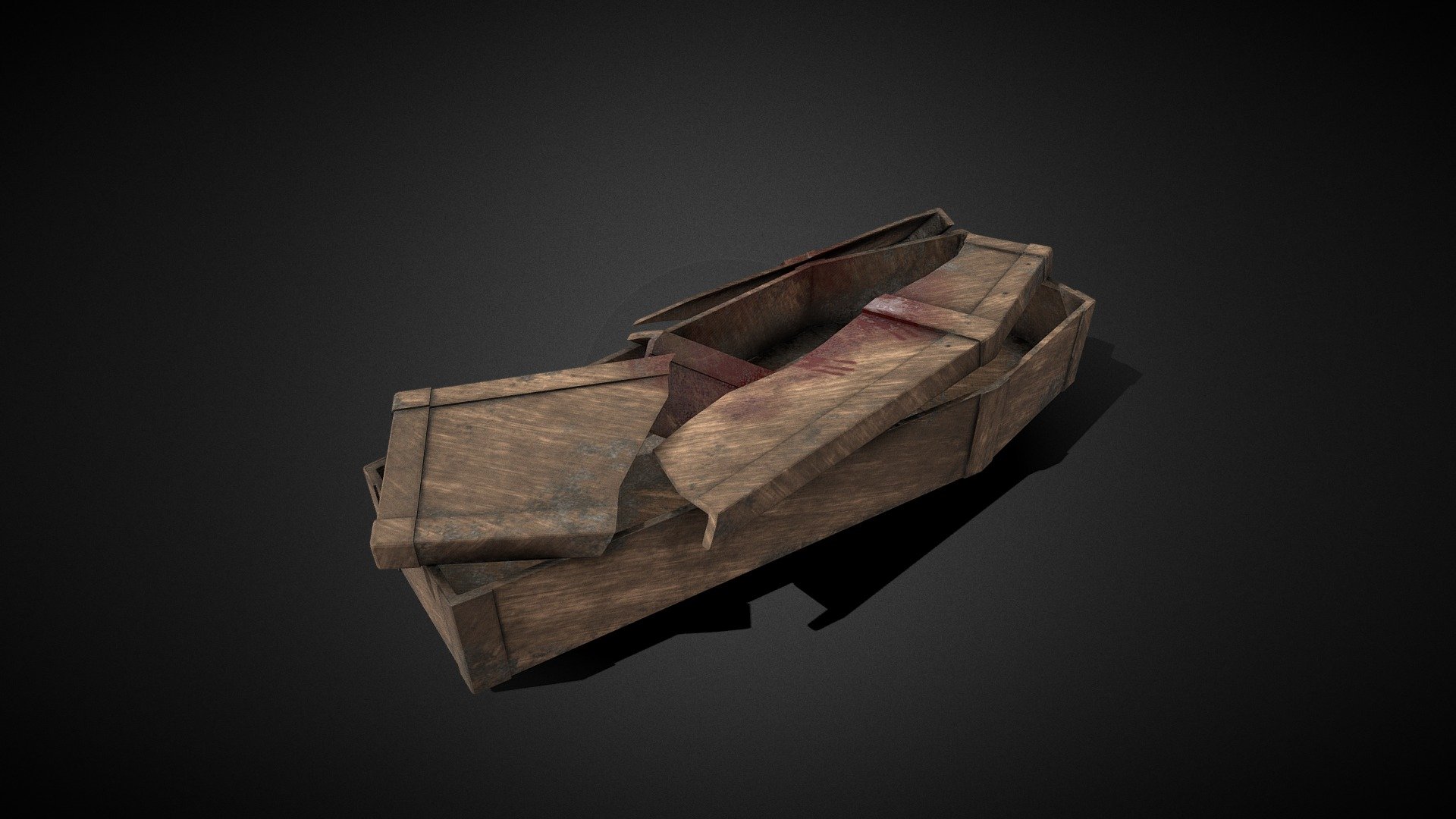 Broken Coffin - Download Free 3D model by DivyeSh PanchAl (@DivyeSh ...