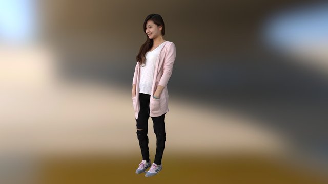 Beauty Girl-4 3D Model