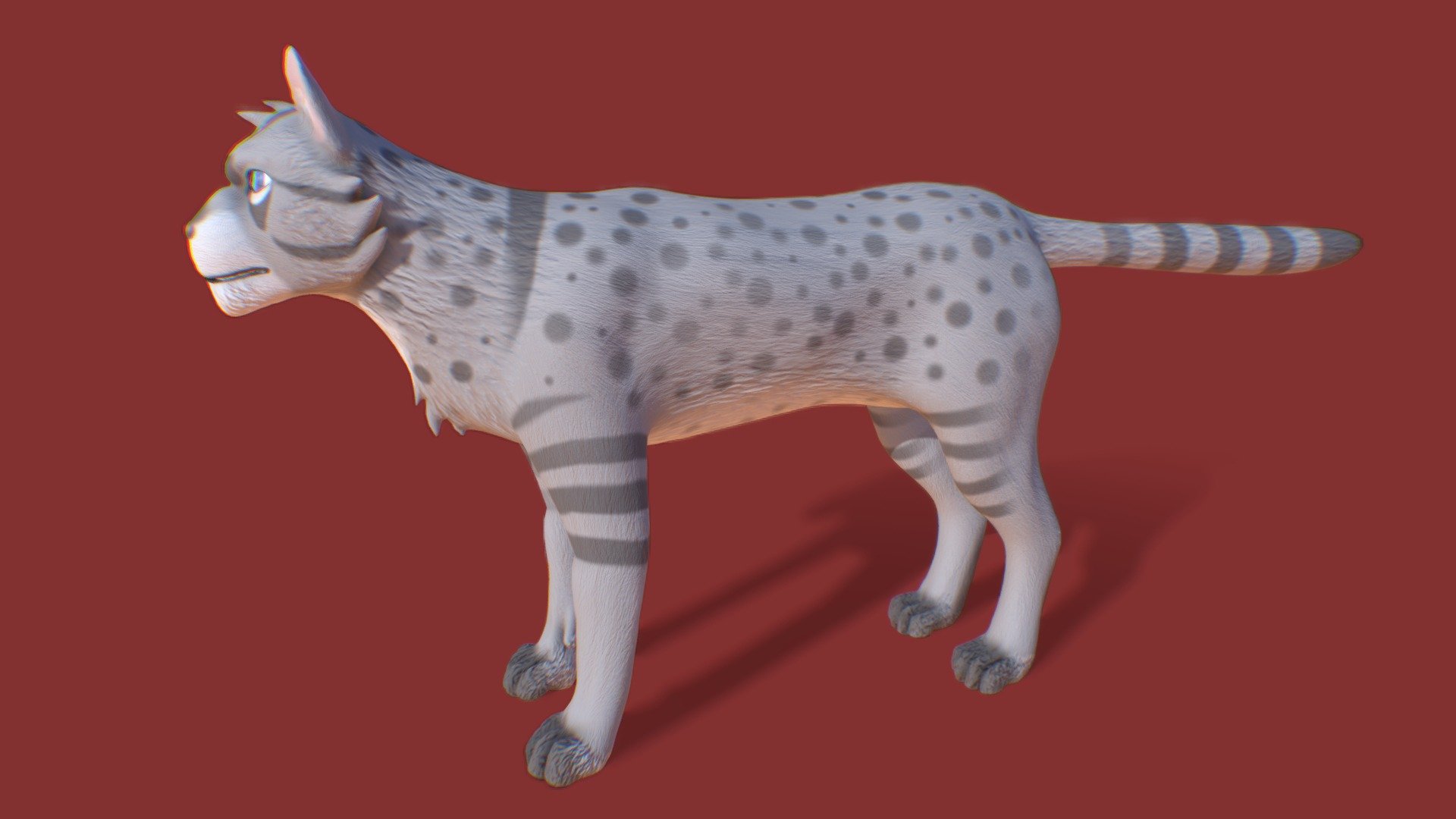 ArtStation - WARRIOR CATS 3D - Ashfur