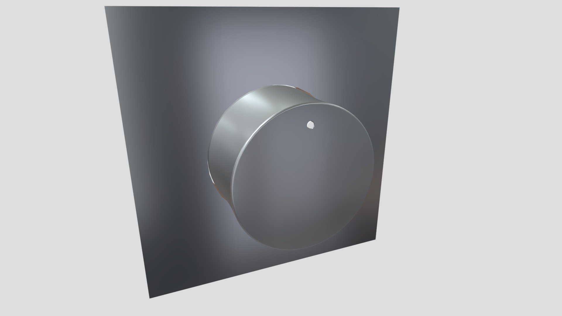 Curved knob white LED
