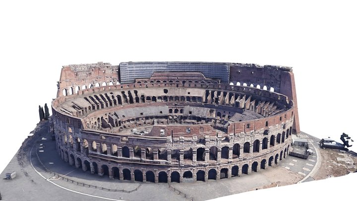 Colosseum,amphitheater,roman circus,terrain,map 3D Model