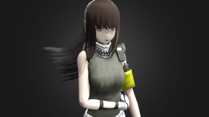 Girls Frontline: M4A1 3D Model