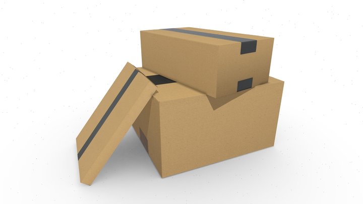 Boxes 3D Model