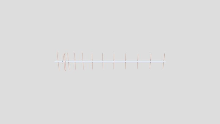 Yagi 1280 14d Bm 3D Model