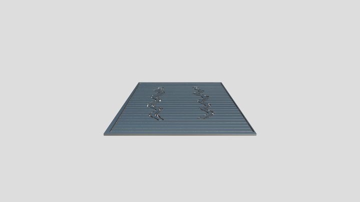 Ferro Base A 002 V1 Solido 3D Model