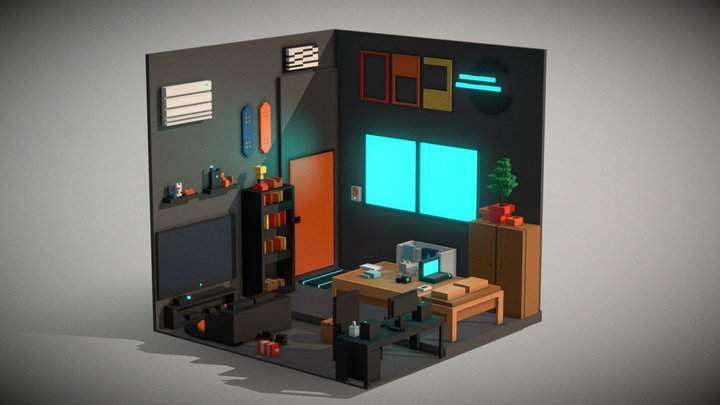 Room A 3d Model Collection By Egorermolaev Sketchfab