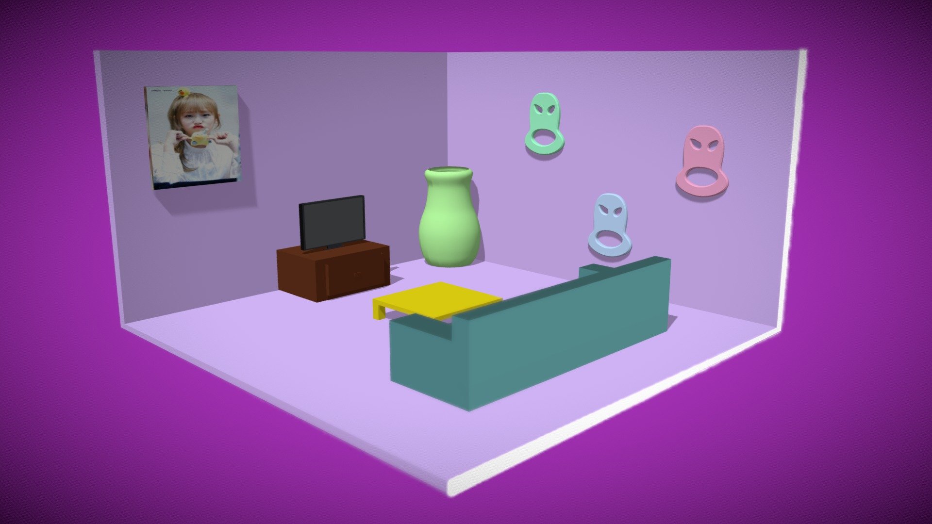 Room's Earth — Sketchfab embed 3D viewer
