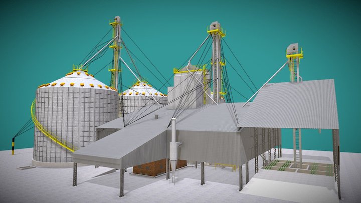 ARMAZÉM GRANELEIRO 20170516RP 3D Model