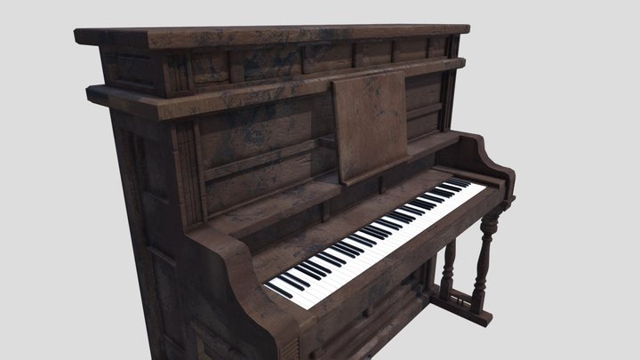 PianoExportSketchfab 3D Model