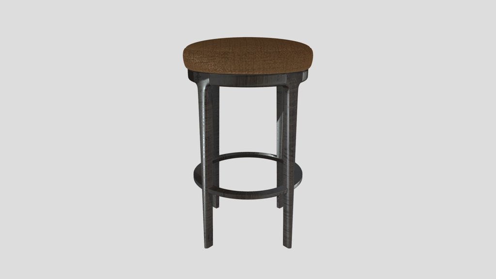 Ligne Swivel Fabric Bar Stool