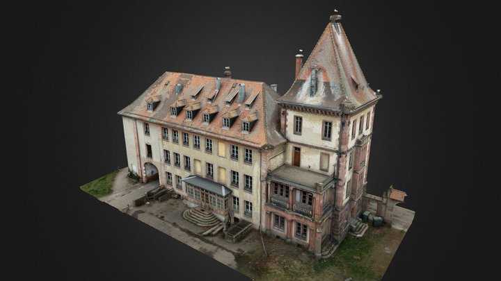 Abbaye de Munster 3D Model