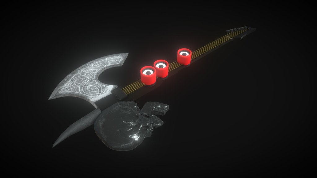 Rock speakerman titan's guitar [Remake]
